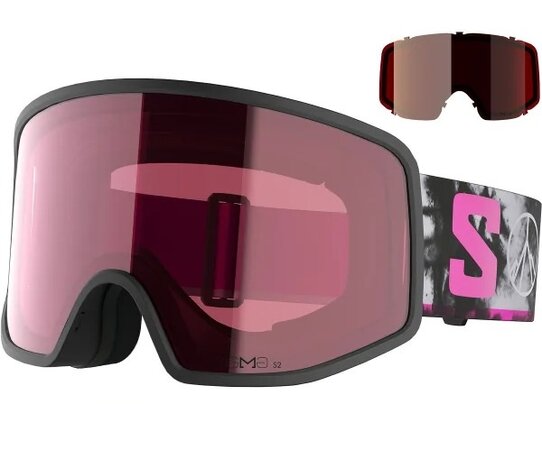 Lyžiarske okuliare Salomon Sentry Pro Sigma + 1 Lens Black/Silver Pink