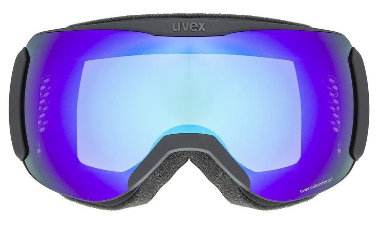 Lyžiarske okuliare Uvex Downhill 2100 CV Black Mat S2