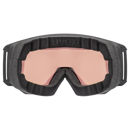 Lyžiarske okuliare Uvex Athletic CV Race Black S2/Mirror Rose