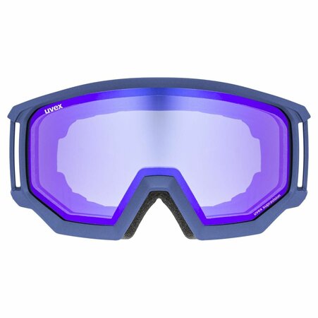 Lyžiarske okuliare Uvex Athletic FM Navy Mat Blue S2