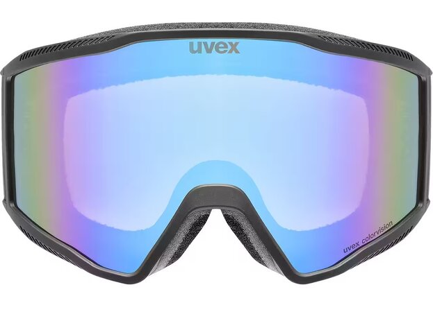 Lyžiarske okuliare Uvex Blast CV Black Matt SL/Blue Green