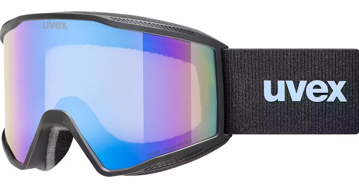 Lyžiarske okuliare Uvex Blast CV Black Matt SL/Blue Green