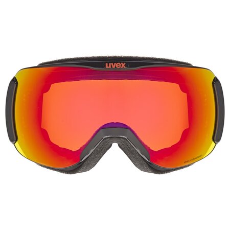 Lyžiarske okuliare Uvex Downhill 2100 CV Black Shiny SL/Scarlet Orange
