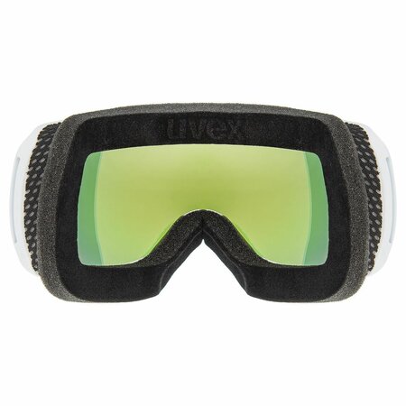 Lyžiarske okuliare Uvex Downhill 2100 CV Race White Mat S2/Mirror Orange