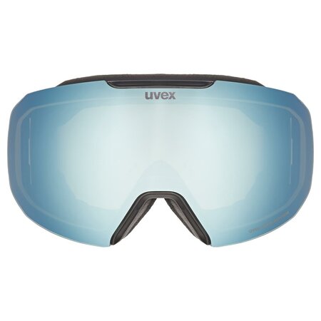 Lyžiarske okuliare Uvex Epic ATTRACT Black DL/FM Sapphire Green