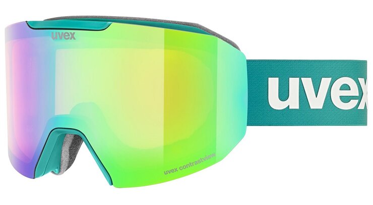 Lyžiarske okuliare Uvex Evidnt ATTRACT Proton Dl/FM Green Orange