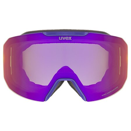Lyžiarske okuliare Uvex Evidnt ATTRACT Purple Dl/FM Ruby Green