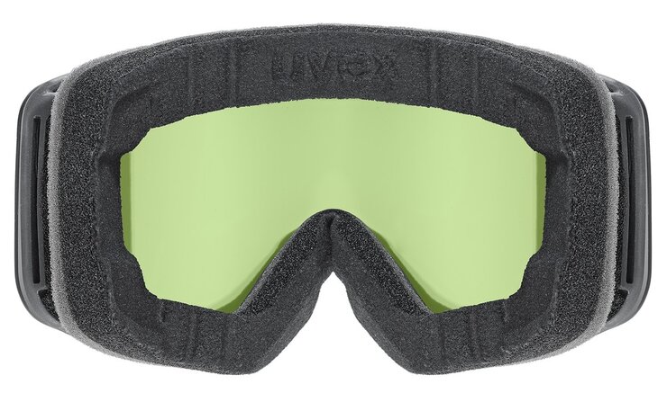 Lyžiarske okuliare Uvex Pwdr FM Black Matt DL/Pink Clear