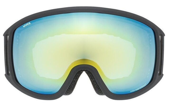 Lyžiarske okuliare Uvex Topic FM Sphere Black Mat Orange S2