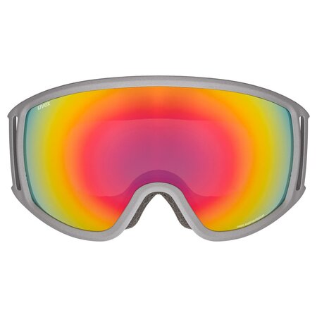 Lyžiarske okuliare Uvex Topic FM Sphere Rhino Matt Dl/Rainbow Rose