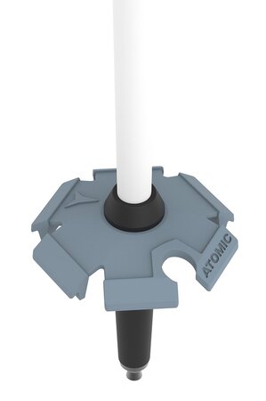 Lyžiarske palice Atomic AMT Carbon White/Grey