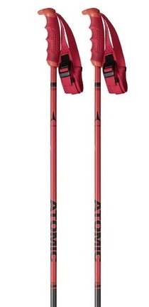 Lyžiarske palice Atomic Redster Carbon Red/Black 19/20