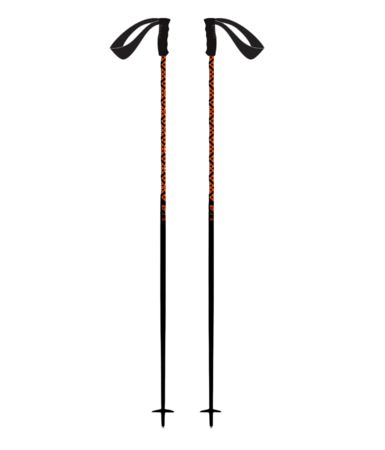 Lyžiarske palice Black Crows Meta Poles Black/Orange 25/26