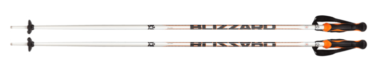 Lyžiarske palice Blizzard Allmountain Silver/Neon Orange