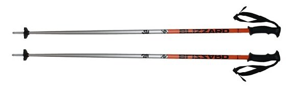 Lyžiarske palice Blizzard Sport black/orange/silver