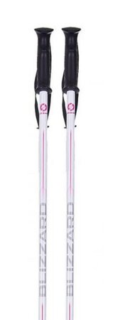Lyžiarske palice Blizzard Viva Sport white/ silver/ pink