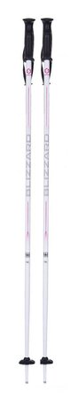 Lyžiarske palice Blizzard Viva Sport white/ silver/ pink