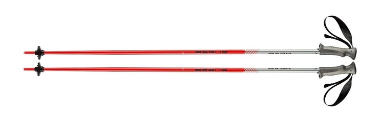 Lyžiarske palice Head Supershape Black/Neon Red 19/20