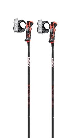 Lyžiarske palice Leki Airfoil 3D Black/Bright/Red/White