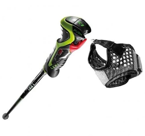 Lyžiarske palice Leki Airfoil 3D Black/Palegreen/White