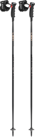Lyžiarske palice Leki Artena Airfoil 3D Black/Dark Anthracite/Rosegold