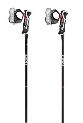 Lyžiarske palice Leki Carbon 14 3D Black/Bright Red/White