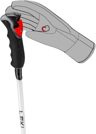 Lyžiarske palice Leki Carbon 14 3D Women Black/Gold/White Lyžiarske palice Leki Carbon 14 3D Women Black/Gold/White