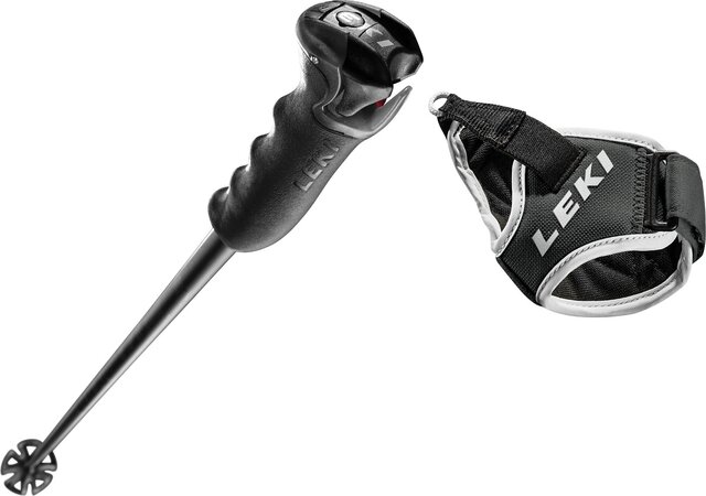 Lyžiarske palice Leki Detect S Dark Anthracite/Black/White