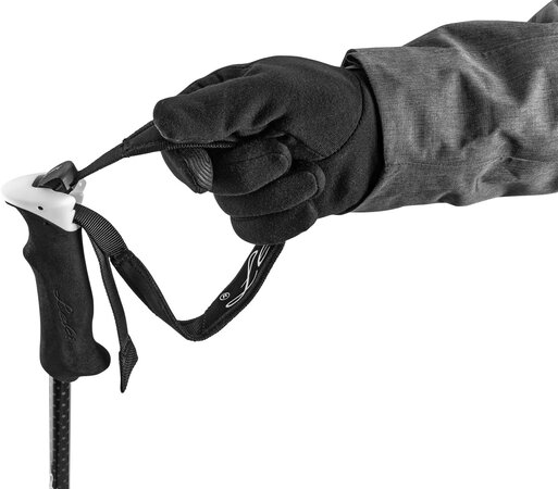 Lyžiarske palice Leki Elite Lady Black/White Lyžiarske palice Leki Elite Lady Black/White