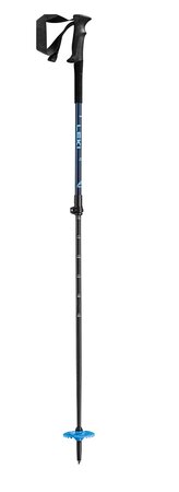 Detské lyžiarske palice Leki Guide Lite Jr Denim Blue/Dark Blue/Cyan