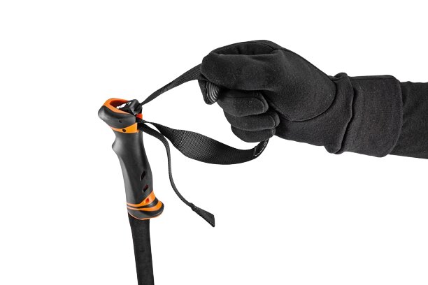 Lyžiarske palice Leki Helicon Lite Dark Anthracite/Neon Orange/Black