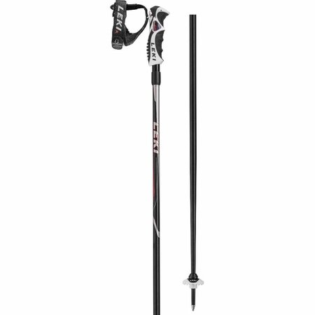 Lyžiarske palice Leki Hot Shot S Black/Light Grey/Red