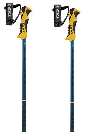 Lyžiarske palice Leki Spitfire Lite S Denimblue/Aegeanblue/Mustardyellow Lyžiarske palice Leki Spitfire Lite S Denimblue/Aegeanblue/Mustardyellow