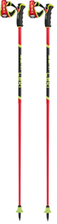 Lyžiarske palice Leki Venom GS 3D Bright Red/Black/Neonyellow