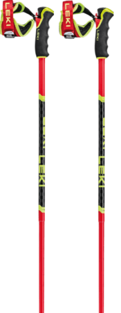 Lyžiarske palice Leki Venom GS 3D Bright Red/Black/Neonyellow