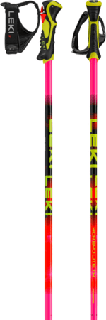 Lyžiarske palice Leki WCR Evo Lite SL TR Neonpink/Neonorange/Neonyellow