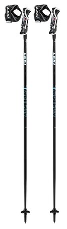Lyžiarke palice Leki Poles Artena Airfoil 3D Black-Dark Turquoise-White