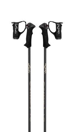 Lyžiarske palice Leki Carbon 14 S Lady, black/ gold 19/20