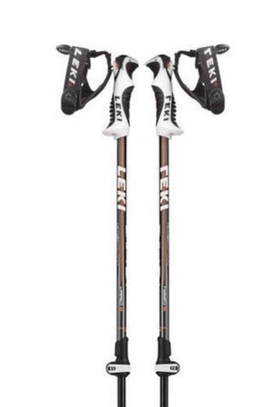 Lyžiarske palice Leki Drifter Vario S black/ white/ orange