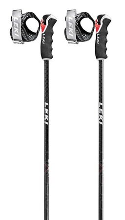 Lyžiarske palice Leki Poles Carbon HX 3D Black-White-Darkanthracite