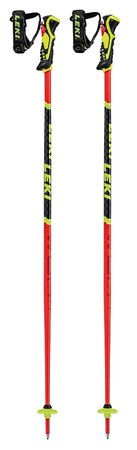 Lyžiarske palice Leki Poles WCR Lite SL 3D Fluorescent Red-Black-Neonyellow