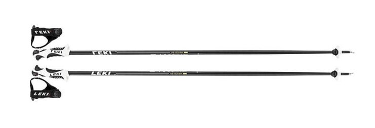 Lyžiarske palice Leki Spark Lite S, black/ white/ yellow 19/20