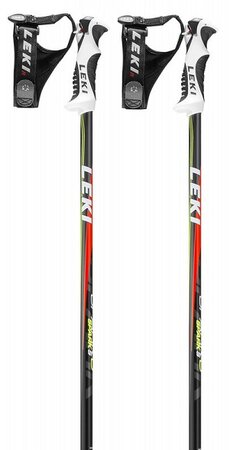 Lyžiarske palice Leki Spark S Anthr./White/Red/Neon Yellow
