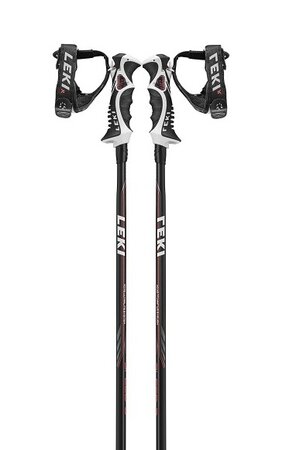 Lyžiarske palice Leki Speed S Airfoil, black/ white/ red 19/20