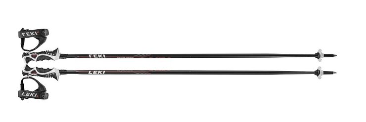Lyžiarske palice Leki Speed S Airfoil, black/ white/ red 19/20