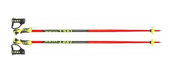 Lyžiarske palice Leki Worldcup Lite SL red/ black/ yellow