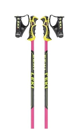Lyžiarske palice Leki Worldcup SL TBS, pink/ black/ yellow 19/20