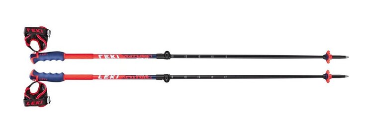 Lyžiarske palice Spifire Vario S, blue-white-neonred 19/20