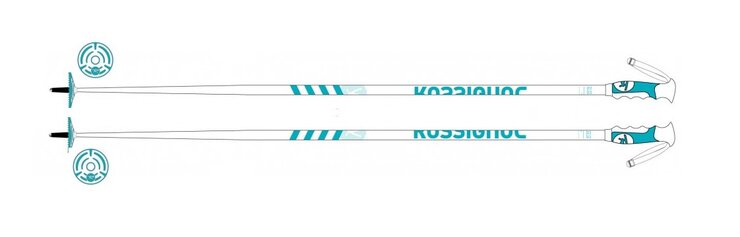 Lyžiarske palice Rossignol Stove 20 White 19/20