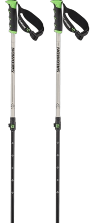 Skialpové palice Salomon Mtn Alu S3 Rainy Day/Green 23/24